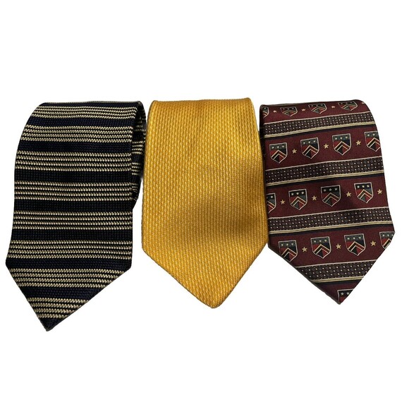 Lot of 3 TOMMY HILFIGER Neck Ties 100% Silk Excellent Condition! - Picture 1 of 2